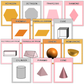 Classroom Shape Posters - Pink Halloween