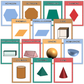 Classroom Shape Posters - Bright Christmas