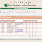 Excel - Gift Tracker - Neutral