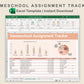Excel - Homeschool Assignment Tracker - Neutral