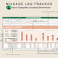 Excel - Mileage Log Tracker - Neutral