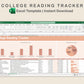 Excel - College Reading Tracker - Neutral