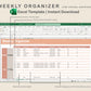 Excel - Weekly Organizer for Virtual Assistant Business - Neutral