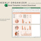 Excel - Weekly Organizer for Virtual Assistant Business - Neutral