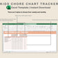 Excel - Kids Chore Chart Tracker - Neutral