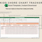 Excel - Kids Chore Chart Tracker - Neutral