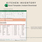 Excel - Kitchen Inventory - Neutral