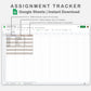 Google Sheets - Assignment Tracker - Neutral