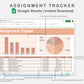Google Sheets - Assignment Tracker - Neutral