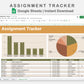 Google Sheets - Assignment Tracker - Boho