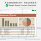 Google Sheets - Assignment Tracker - Earthy