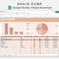 Google Sheets - Brain Dump - Neutral