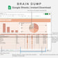 Google Sheets - Brain Dump - Neutral