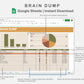 Google Sheets - Brain Dump - Boho