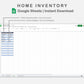 Google Sheets - Home Inventory - Sweet