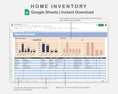 Google Sheets Home Inventory Sweet Kjunstudio