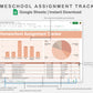 Google Sheets - Homeschool Assignment Tracker - Neutral