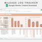 Google Sheets - Mileage Log Tracker - Neutral