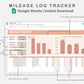 Google Sheets - Mileage Log Tracker - Neutral