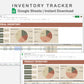 Google Sheets - Inventory Tracker - Earthy