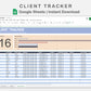 Google Sheets - Client Tracker - Sweet