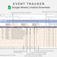 Google Sheets - Event Planner - Sweet