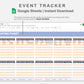 Google Sheets - Event Planner - Sweet