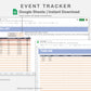 Google Sheets - Event Planner - Sweet
