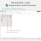 Google Sheets - Reading Log - Neutral