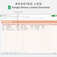 Google Sheets - Reading Log - Neutral