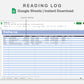 Google Sheets - Reading Log - Sweet