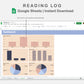 Google Sheets - Reading Log - Sweet
