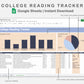 Google Sheets - College Reading Tracker - Sweet