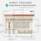 Google Sheets - Habit Tracker - Earthy