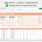 Google Sheets - Weight Loss Tracker - Neutral