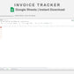 Google Sheets - Invoice Tracker - Neutral