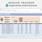 Google Sheets - Invoice Tracker - Sweet
