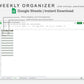 Google Sheets - Weekly Organizer for Virtual Assistant Business - Earthy