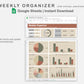 Google Sheets - Weekly Organizer for Virtual Assistant Business - Earthy
