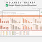 Google Sheets - Wellness Tracker  - Neutral