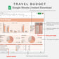 Google Sheets - Travel Budget  - Neutral