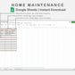 Google Sheets - Home Maintenance - Neutral