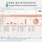 Google Sheets - Home Maintenance - Neutral