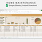 Google Sheets - Home Maintenance - Boho