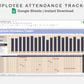Google Sheets - Employee Attendance Tracker - Sweet