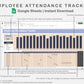 Google Sheets - Employee Attendance Tracker - Sweet