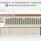 Google Sheets - Student Attendance Tracker - Earthy