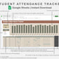 Google Sheets - Student Attendance Tracker - Earthy