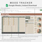 Google Sheets - Mood Tracker - Earthy