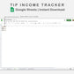 Google Sheets - Tip Income Tracker - Neutral